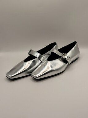 VAGABOND Womens Wioletta buckle-strap ballet flats Sz 37 / US 7